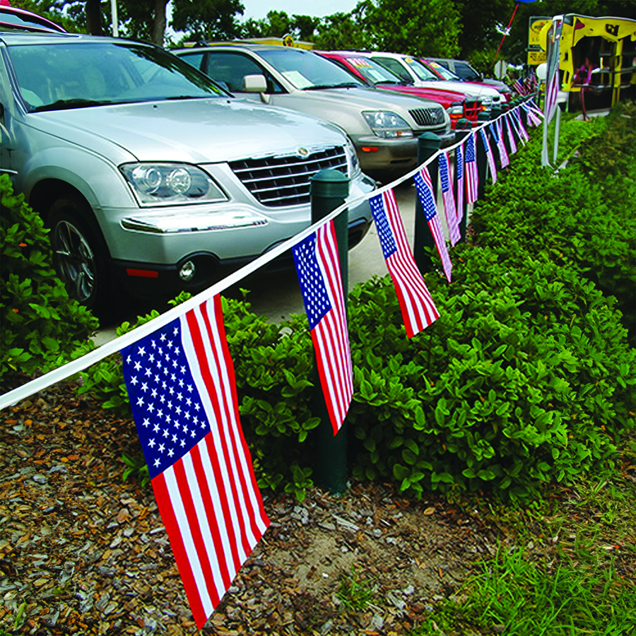 Cloth Style American Flag Lines