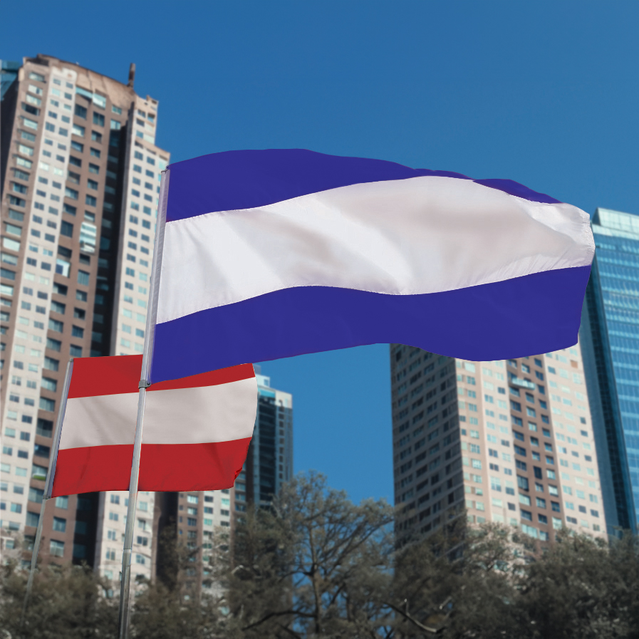 Horizontal Decorative Flag