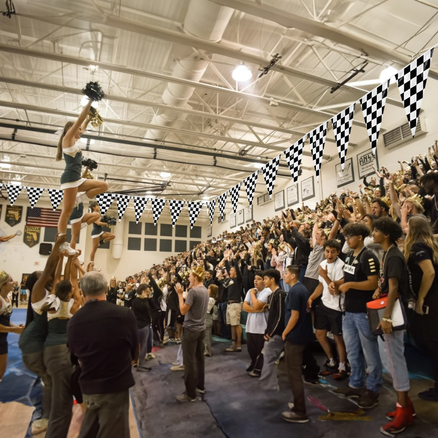 12″ x 9″ Economy Race Style Pennant Strings